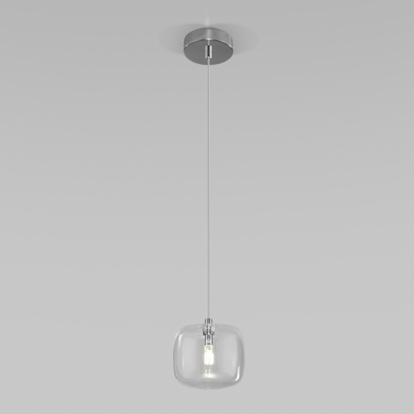 Купить Eurosvet Подвесной светильник со стеклянным плафоном 50128/1 хром a057260