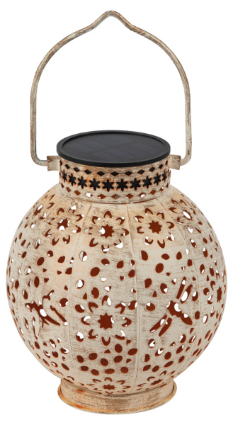 ЭРА ERASF22-59 ЭРА Садовый светильник Амфора, на солнечной батарее, теплый+холодный свет, 2 LED, d 15 см