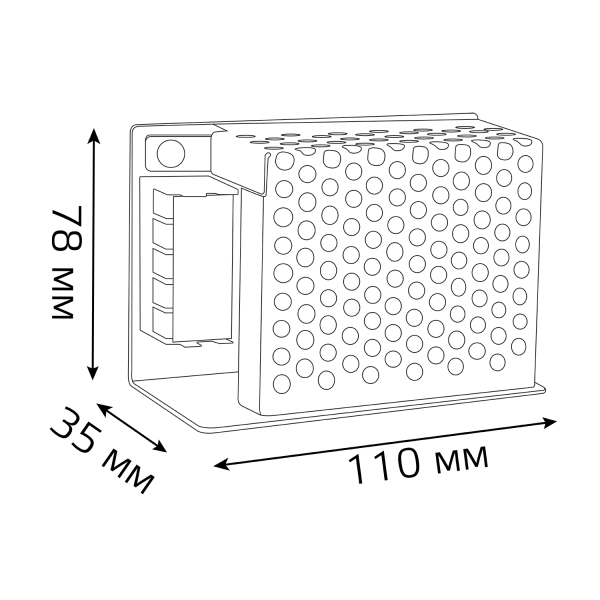 Купить Gauss Блок питания 50W 24V IP20 1/120 202002050