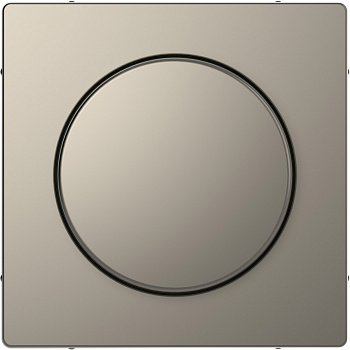 SE Merten D-Life Никель Накладка центральная с поворотной рукояткой для диммера MTN5250-6050