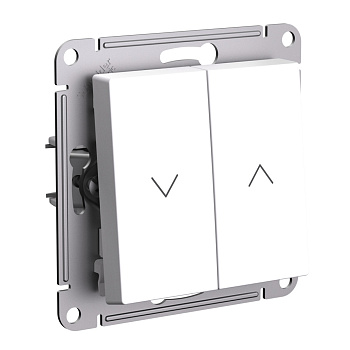 Systeme Electric AtlasDesign Лотос Выключатель 2-клавишный жалюзи, 10А, механизм
