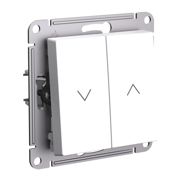 Systeme Electric AtlasDesign Лотос Выключатель 2-клавишный жалюзи, 10А, механизм