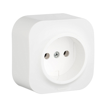 Legrand Quteo Белый Розетка б/з 782210