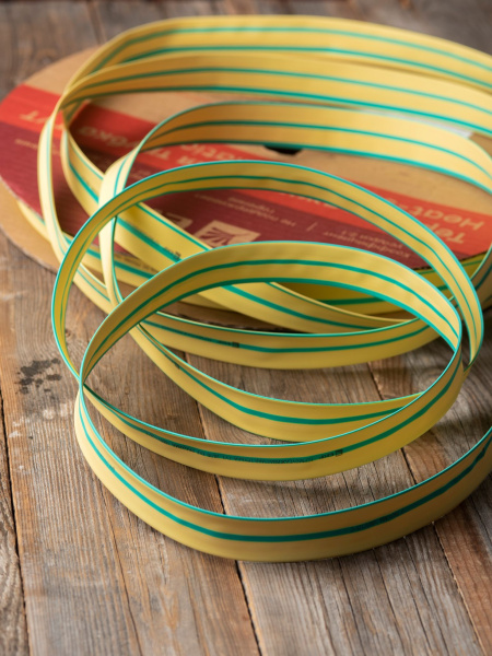 Купить EKF PROxima Термоусаживаемая трубка ТУТ нг 20/10 жел-зел рулон