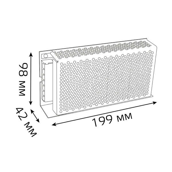 Купить Gauss Блок питания 150W 24V IP20 1/50 202002150