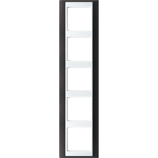 JUNG А Plus Антрацит/Белая Рамка 5-ая AP585ANTWW