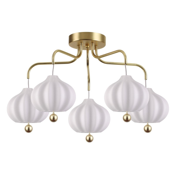 Lumion 4459/5C LN20 155 золотой, белый Люстра потолочная E27 5*60W 220V JULIET