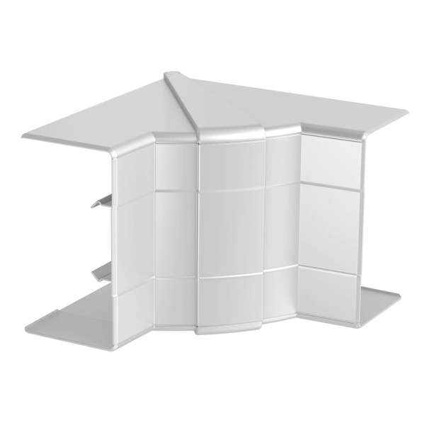 OBO Bettermann Угол внутренний кабель-канала Rapid 45-2 регулируемый 53x100 мм, поликарбонат/АВС, алюминиевый цвет 6113074