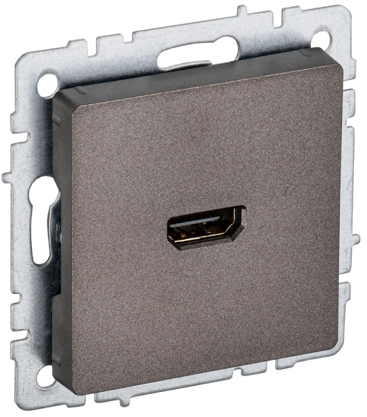 IEK BRITE BASE Темн.бронза Розетка HDMI РHDMI-0-БрТБ