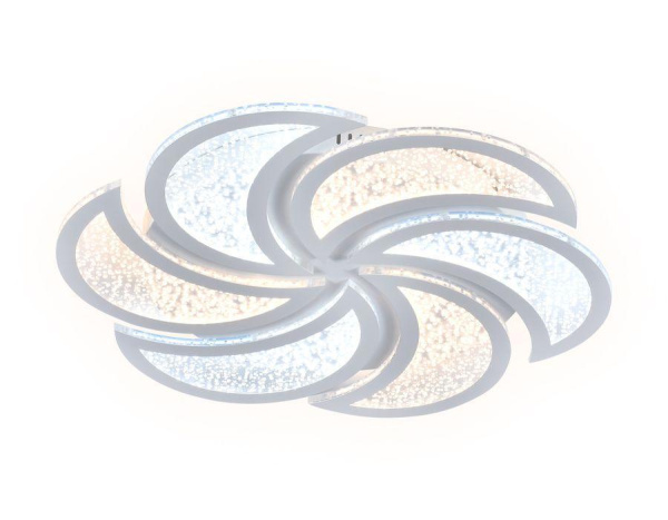 Ambrella Потолочный светодиодный светильник с пультом FA856/6 WH белый 168W D500*50 (ПДУ РАДИО 2.4)