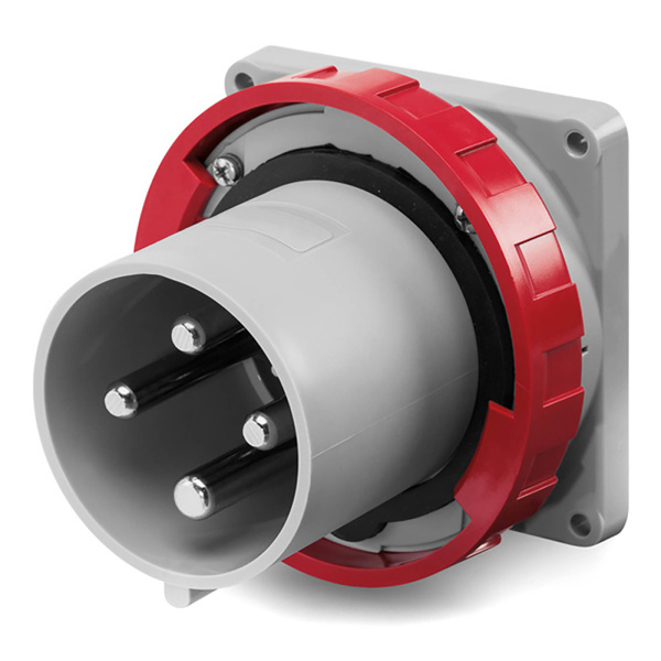 DKC Вилка панельная прямая IP67 125А 3P+E 400В