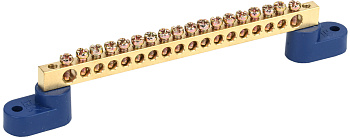 IEK Шина N ноль на двух угловых изол ШНИ-6х9-18-У2-С