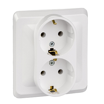 Systeme Electric Этюд Бел Розетка 2-ая с/з