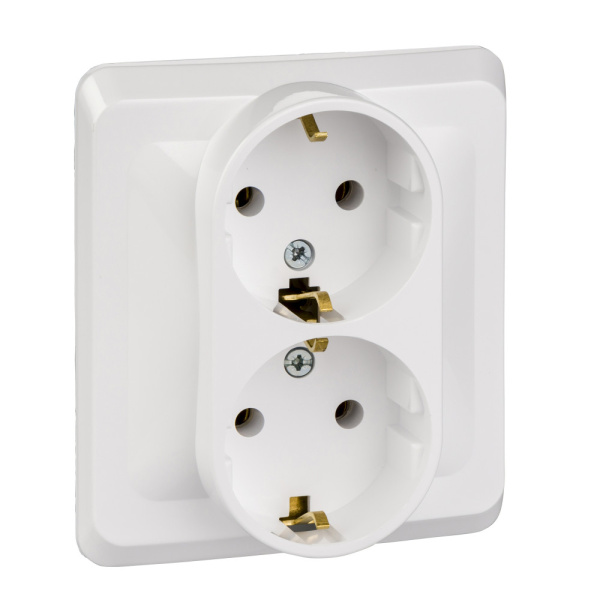Systeme Electric Этюд Бел Розетка 2-ая с/з