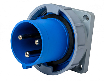 Dekraft Вилка для скрытой проводки 2Р+РЕ 63А 220В IP67 ВЩ-103