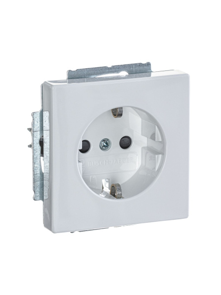 Купить ABB BJE Solo/Future Бел Розетка с/з с защитными шторками 2CKA002013A5372