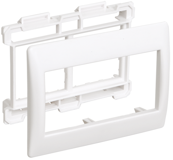 Купить IEK PRIMER Рамка и суппорт для К.К. Праймер на 4 модуля, 60 мм