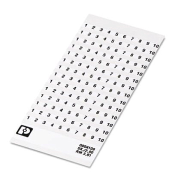 Phoenix Contact Маркировка для клеммных модулей SK 3,81/2,8:FORTL.ZAHLEN 81-9 0804109:0081