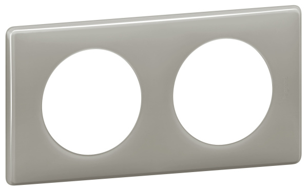 Купить Legrand Celiane Серый глянец Рамка 2-я (2+2 мод) 066602