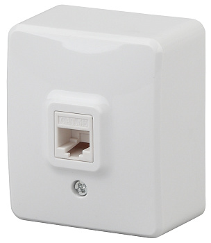 ЭРА 11-3203-01 Эксперт Белый Розетка RJ45 ОУ