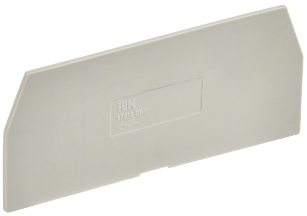 IEK Заглушка для CTS-DT 6мм2 серая