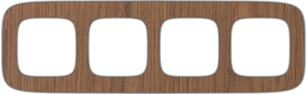 Купить Legrand Valena ALLURE Орех Рамка 4-ая 754464