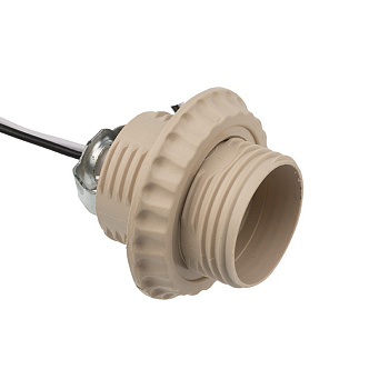 Патрон E27 с проводом 20 см белый Rexant 11-8875