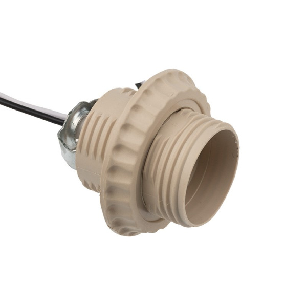 Патрон E27 с проводом 20 см белый Rexant 11-8875