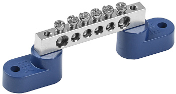 IEK Шина N "ноль" на двух угловых изоляторах Ni ШНИ-6х9-6-У2-С