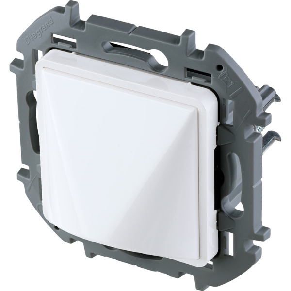 Купить Legrand INSPIRIA Белый Вывод кабеля с зажимом для крепления 673890