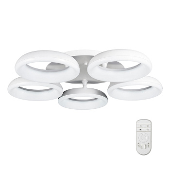 Citilux Потолочная светодиодная люстра с пультом ДУ Паркер CL225151R