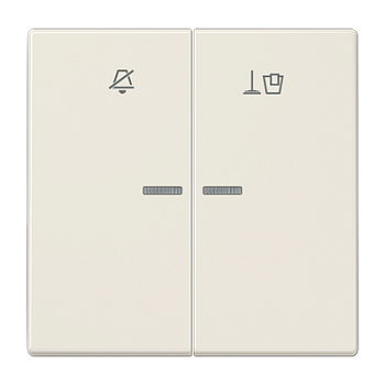 JUNG Клавиша для гостиничных выключателей 505KO5VEUM24 или 505KO5VEUM230, слоновая кость LSRUKO5M