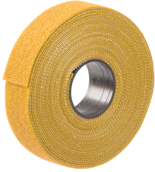 IEK Хомут-липучка ХКл 20мм желтый (5м/ролл)