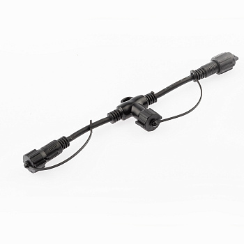 ЭРА ERAPS-C Коннектор Т-образный для гирлянд, IP65, черный, каучук, 220В