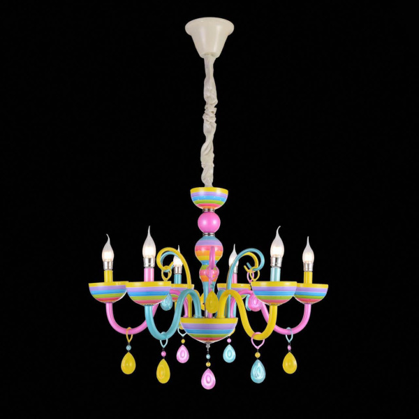 Купить ST LUCE SL672.783.06 Люстра подвесная  Разноцветный/Разноцветный E14 6*40W
