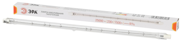 ЭРА J254-1500W-R7s-230V (галоген, J254, 1500Вт, нейтр, R7s) (10/500/9000)