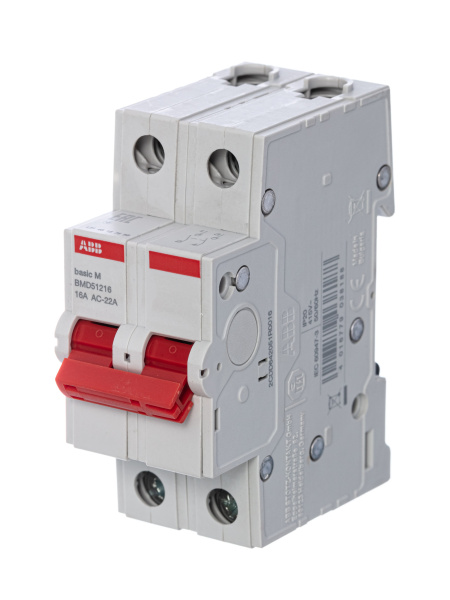 ABB Basic M Выключатель нагрузки 2P, 16A, BMD51216 2CDD642051R0016