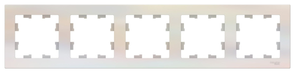 Купить Systeme Electric AtlasDesign Жемчуг Рамка 5-ая, универсальная