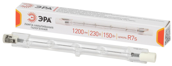 ЭРА J118-150W-R7s-230V (галоген, J118, 150Вт, нейтр, R7s) (10/500/18000)