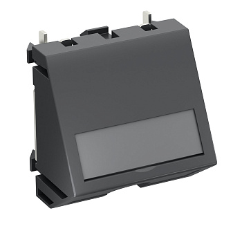 OBO Bettermann Кабельный вывод 1 модуль Modul45, 45х45 мм, черный 6117421