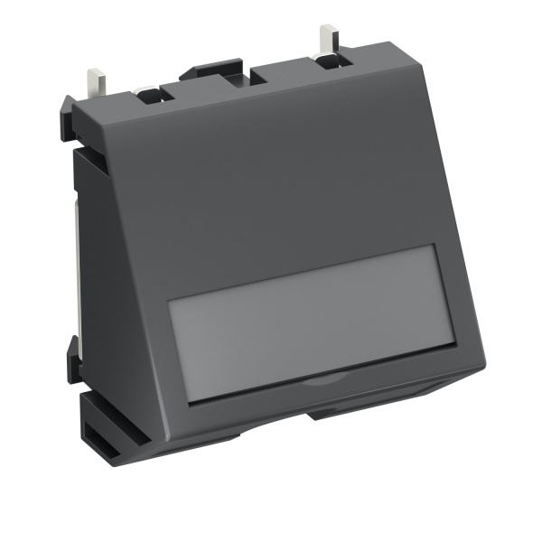 OBO Bettermann Кабельный вывод 1 модуль Modul45, 45х45 мм, черный 6117421