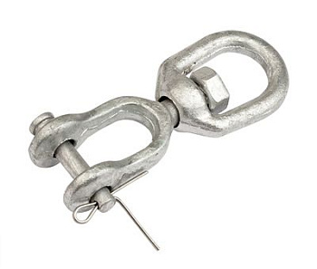 DKC Вертлюг петля-вилка D6, оцинкованная сталь