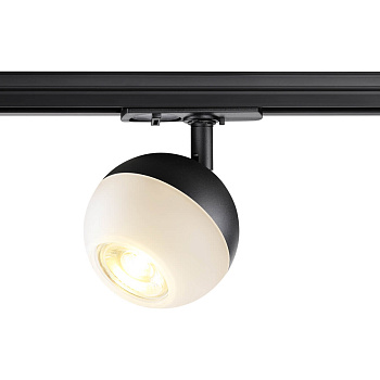 Novotech 370823 PORT NT22 черный Светильник трековый однофазный трехжильный IP20 GU10 9W 220V GARN