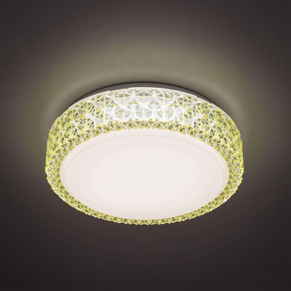 Купить Citilux CL705012 Кристалино Желтый Светильник Настенно-потолочный