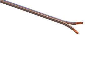 ЭРА A-50-S Акустический кабель 2х0,50 мм2 прозрачный, 100м (12/432)