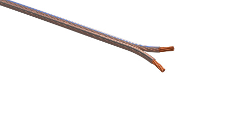 ЭРА A-50-S Акустический кабель 2х0,50 мм2 прозрачный, 100м (12/432) Б0048271