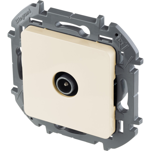 Купить Legrand INSPIRIA Слоновая кость Розетка TV - проходная - 14 дБ - 5-862 мГц 673861