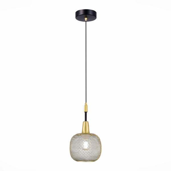 Evoluce SLE1137-403-01 Подвес Черный, Золотистый/Желтый E14 1*60W