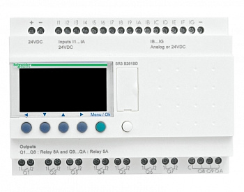 SE Zelio Logic Интелектуальное реле 26 I/O 240V (AC) SR3B261FU