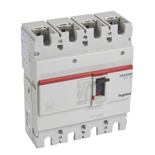 Legrand DRX250 фиксированный 4P 225А 36кА 027134